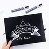 STATIONERY ISLAND White Chalk Pen for Blackboard, Liquid Chalk Marker
