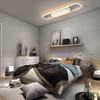 Qcyuui Modern LED Ceiling Light,Dimmable Linear Ceiling Lamp,31.5in Kitchen Lighting