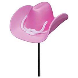 Tenna Tops Cute Pink Cowgirl Hat Car Charm Antenna Topper Auto Accessory