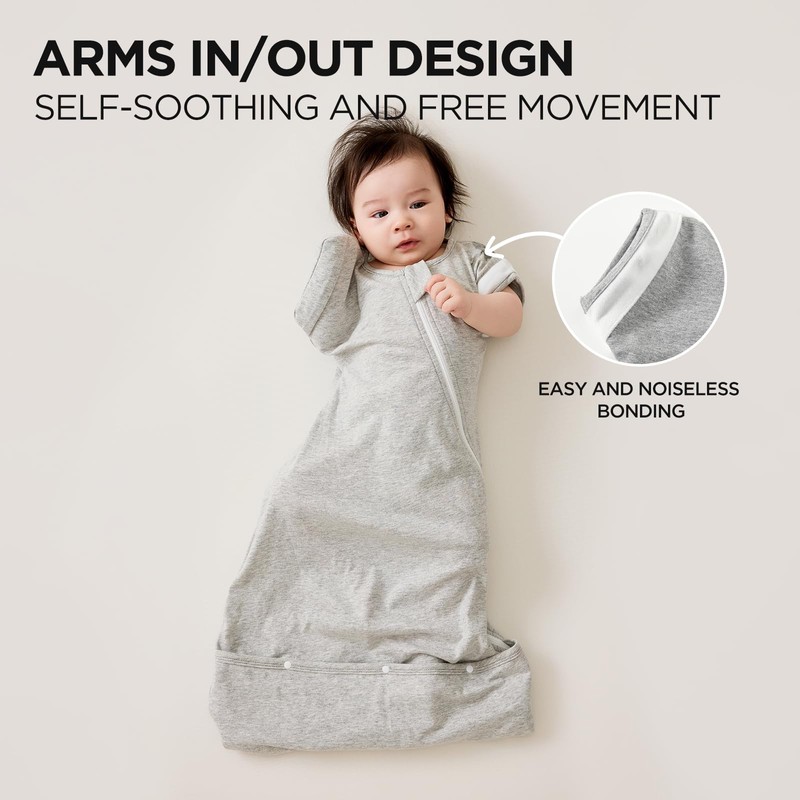 Duomiaomiao Baby Swaddle 3-6 Months, 100% Cotton Baby Sleeping Bag