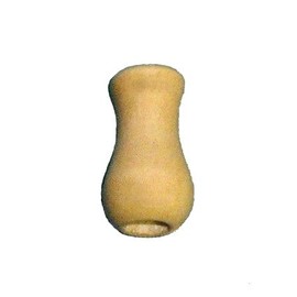 Shade Doctor of Maine Two Pack of 1 1/4 inch Wood Blind Cord Tassels - Pecan Finish - Vase Design