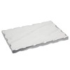Godinger Marble Serving Tray, Charcuterie Platter Cheese Board with Silver