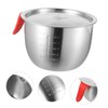 GRIRIW 1 Set Deep Mixing Bowl Stainless Steel Mixing Container