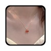 Yienate Red Crystal Cherry Necklaces Choker Cute Creative Ruby Cherry