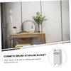 OHPHCALL 1pc Transparent Makeup Brush Storage Container Stylish and Compact