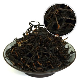 GOARTEA 250g / 8.8oz Supreme Yunnan Black Tea - Fengqing Dian Hong Dianhong Loose Leaf Wild Ancient Tree Chinese Tea