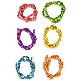 Ware Carnival Crops Chew Rings Small Animal Toys, Pack of 6 Toys, Large