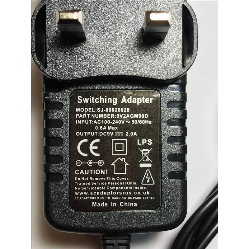 Replacement for 9V 2A Mains AC-DC Switch Mode Power Supply