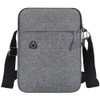 FUPUTWO Men's Mini Shoulder Bag, Cross-body Waterproof Pouch, Simple, Vertical,
