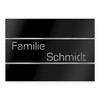 Graviers Design Door Sign Made of V2A Stainless Steel 215