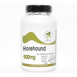 Horehound 900mg ~ 90 Capsules - No Additives ~ Naturetition Supplements