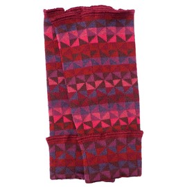 invero, Merino Arm Warmers Flo. 100% Wool, berry