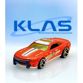 Hot Wheels '10 Camaro SS (Orange (Fire Chef)) 3/10 HW Rescue - 2023-203/250 (Short Card) - COMES IN A KLAS CAR KEEPER PROTECTIVE COLLECTORS CASE - HKJ19