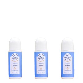 DESODORANTE NATURAL CON PIEDRA DE ALUMBRE, SIN PARABENOS ROLL ON 90 ML 3 PIEZAS