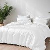 LINENWALAS 100% Organic Bamboo Small Double Duvet Cover Set- 170x200