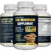 Simply Potent Mushroom Complex Supplement w/ 10X Mushrooms for Energy,