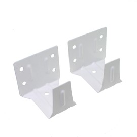 TAODAN 2PCS 2x1x0.04inch Centre Support Brackets Blinds Metal Centre Support Mounting Code Curtain Fixing Fittings