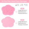 sourcing map 30 Count Compressed Facial Sponges Flower Face Cleansing