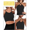 Ribbed Tank Top for Women 2024, Seamless Racerback Workout Tops,