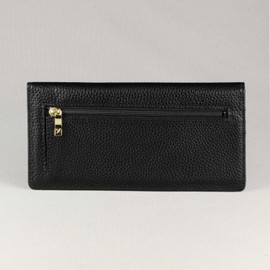 Toyooka Koubou Cowhide Slim Long Wallet 4116, Black