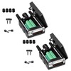 PENGLIN 2pcs D-SUB 15 Pin Connector Male Plug DB15 Converter