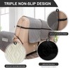 Genina Waterproof Couch Cover for Reclining Couch 3 Seater Non-Slip,