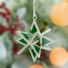 Handcrafted Stained Glass Moravian Star Ornament 3D Fair Trade Christmas