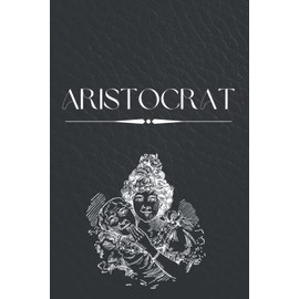 Black Classic Elegant Aristocrat Design Notebook: Blank lined journal notebook | For Writing Notes or Journaling | size 6" x 9" | 120 pages