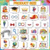 Gleemix School Decoration Photo Box Props 30 Pieces, Back to