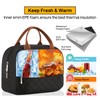 HOMESPON Lunch Bag for Woman Man Adults with Front Pocket