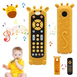 LEADSTAR Baby TV Fernbedienung Spielzeug,Kinderhandy ab 6 9 Monate Spielzeug mit Musikalisches,Sound,Lachlieder-Dialog,Verschiedenen Melodien,Kinder Spielzeug Geschenk 1 Jahr Mädchen Junge