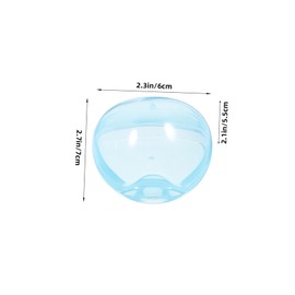 SUPVOX 4Pcs Holder Portable Storage Case Travel Friendly Organizer for Pacifiers Cute Design Dustproof Safe Material Transparent for Care