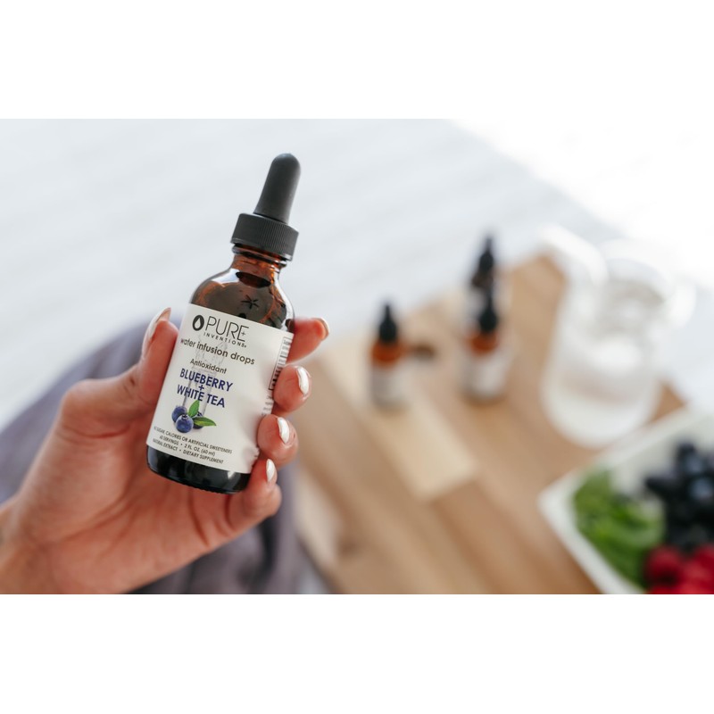 Pure Inventions - Blueberry & White Tea Water Infusion Drops