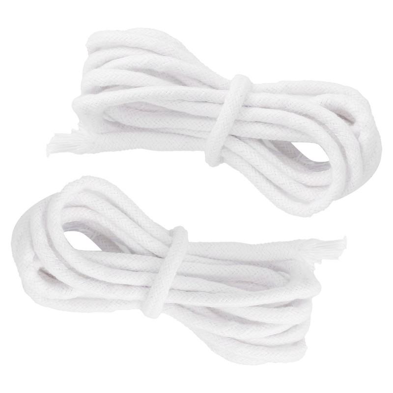 2pcs Candle Wicks Good Oil Absorbency Combustion Durable Braid Cotton