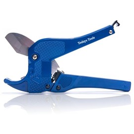 JDBrands Plastic Pipe Cutter, Ratchet-Style PVC Cutter for 42mm PEX, PVC, and PPR Pipes – High-Quality Pipe Shear Tool for Home Use and Maintenance Professionals