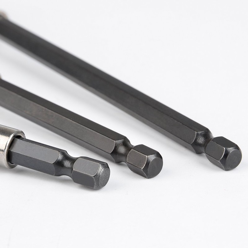 TIMESETL 3Pcs Drill Bit Extender, 1/4 Inch Hex Shank Quick