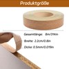 Edge Tape for Iron-On, Real Wood Veneer Edge Protection, 22