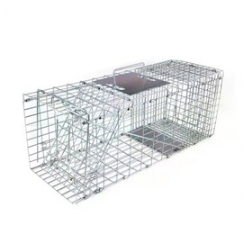 93cm Extra Large Steel Capture Net & Trap for Stray Dogs & Cats 93cm Silver Capture Net