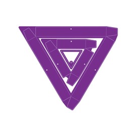 Crafter's Companion Gemini-Double-Sided Die-Dimensionals-Triangle Box, Multi-Colour, One Size