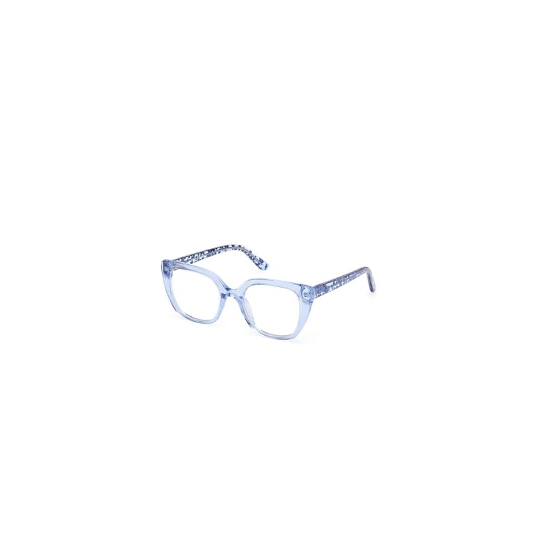 GUESS GU50265 092 Shiny Light Blue 45/18/130 GIRL Glasses, 092