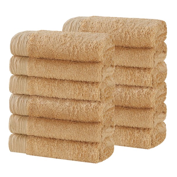 Superior Rayon from Bamboo Blend Face Towel/Washcloth Set, Luxury Quick