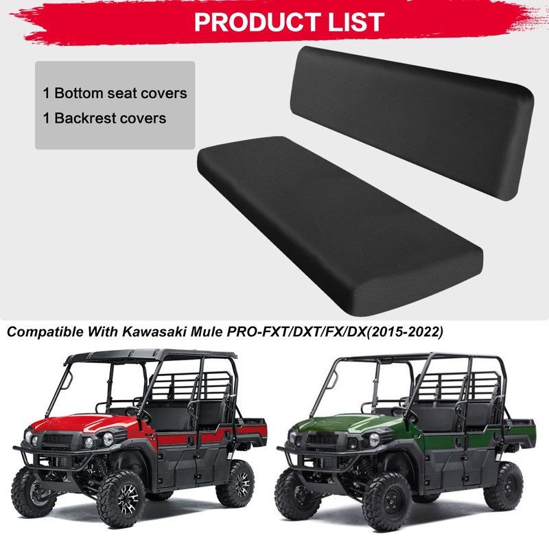 smotrcc Mule PRO Seat Covers - Waterproof PU Coatin Compatible