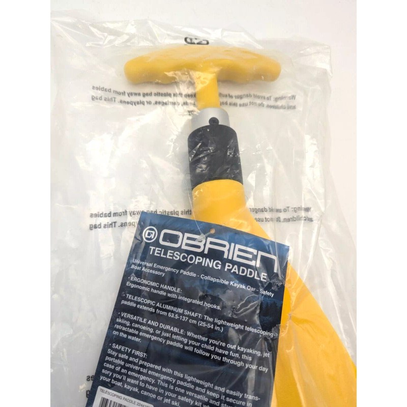 obrien O'Brien 36 in. Telescoping Paddle - Yellow - Emergency