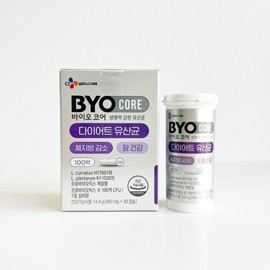 Biocore Diet Lactobacillus 480mg x 30 capsules 1 unit - / 바이오코어 다이어트 유산균 480mg x 30캡슐 1개 -
