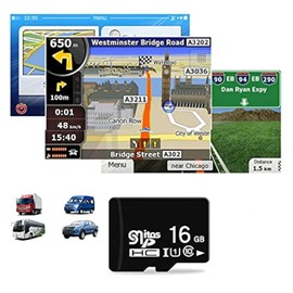 16GB GPS Map Micro SD Card Navigation North American United States Canada Mexico US map for Android Offline Map for IGO 2019 Year Vesion
