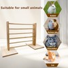Rabbit Jump Bar Toys Bunny Agility Equipment Set Wooden Rabbit