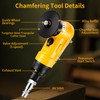 Pneumatic Chamfering Tool, 30000 RPM Air Chamfer Tool with 6