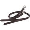 Equinate Superior Leather Stirrup Leathers with Stainless Steel Buckles Brown