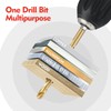 WORKPRO 9-Piece 1/4" Hex Shank Drill Bit Set, Titanium Plating