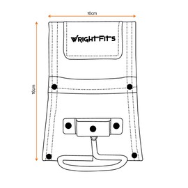 WrightFits Leather Drill Holster Double Nail and Hammer Holder Multi Pockets Tool Work Pouch Organiser & Belt |For Builders, Carpenters, Gardeners, Electricians (Nail and Hammer Pouch) (Hammer Holder)